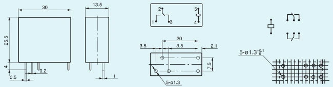 High Power LED Signal Remote Control Electromagnetic Relay with CE